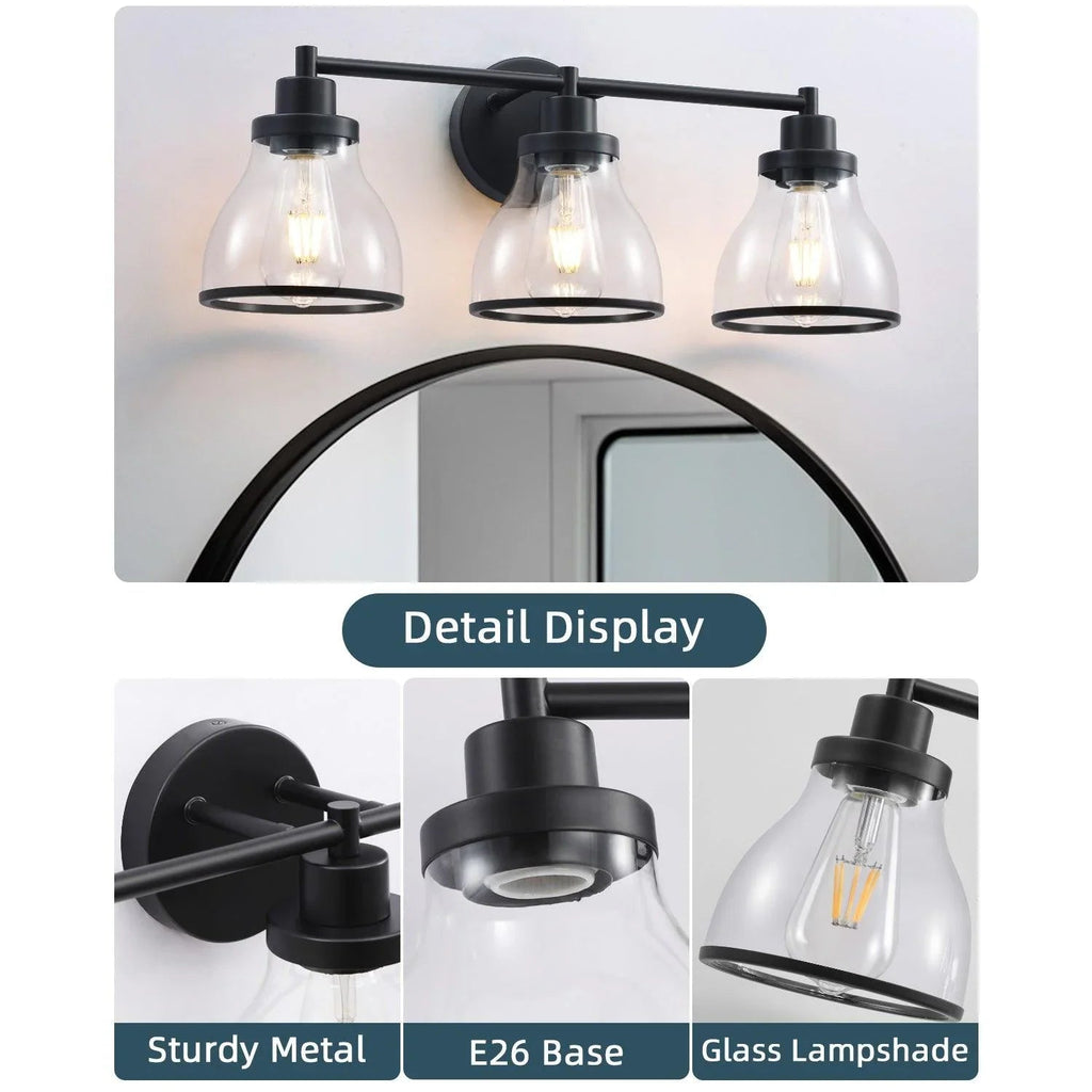 Hermosa Modern 3-Light Bathroom Vanity Light