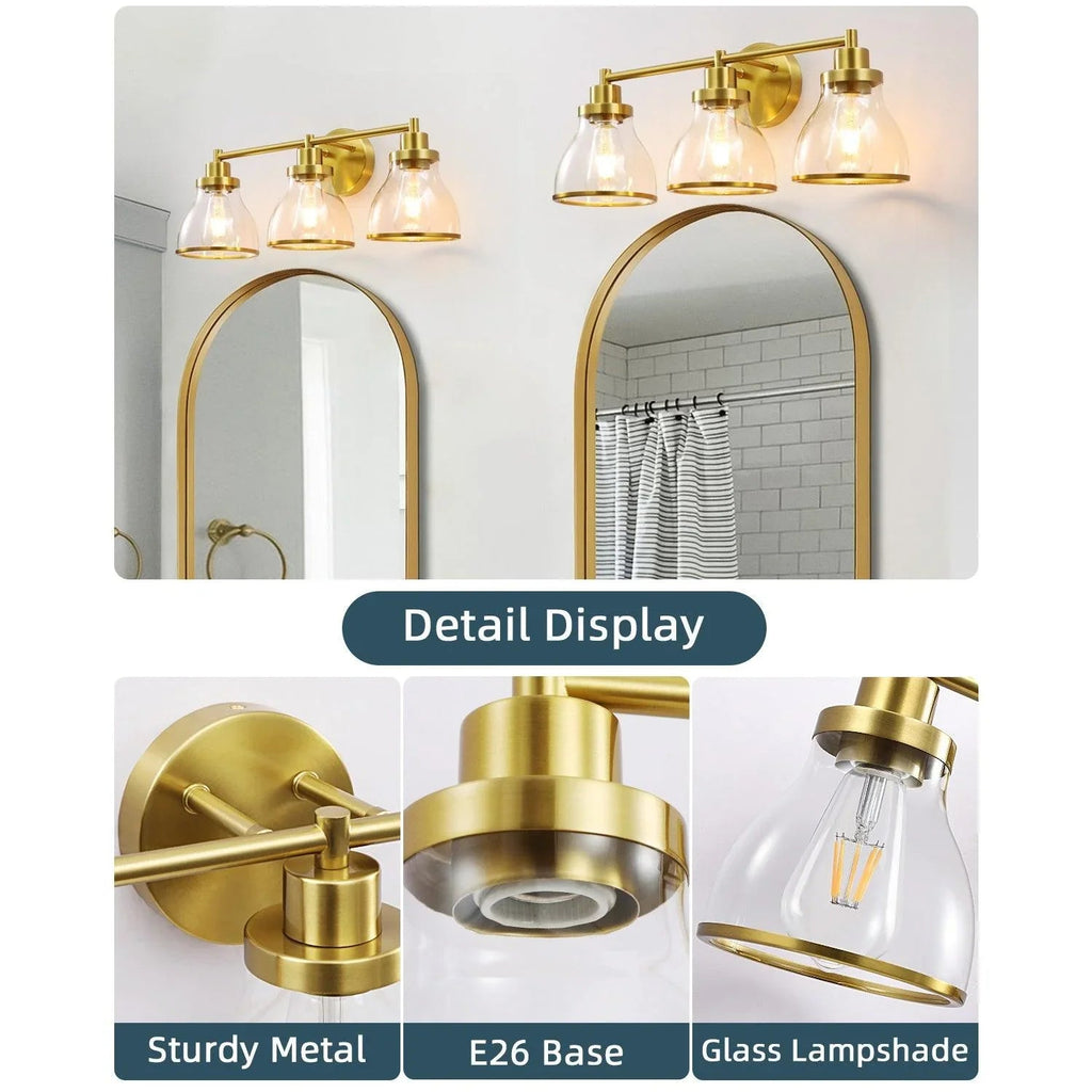 Hermosa Modern 3-Light Bathroom Vanity Light