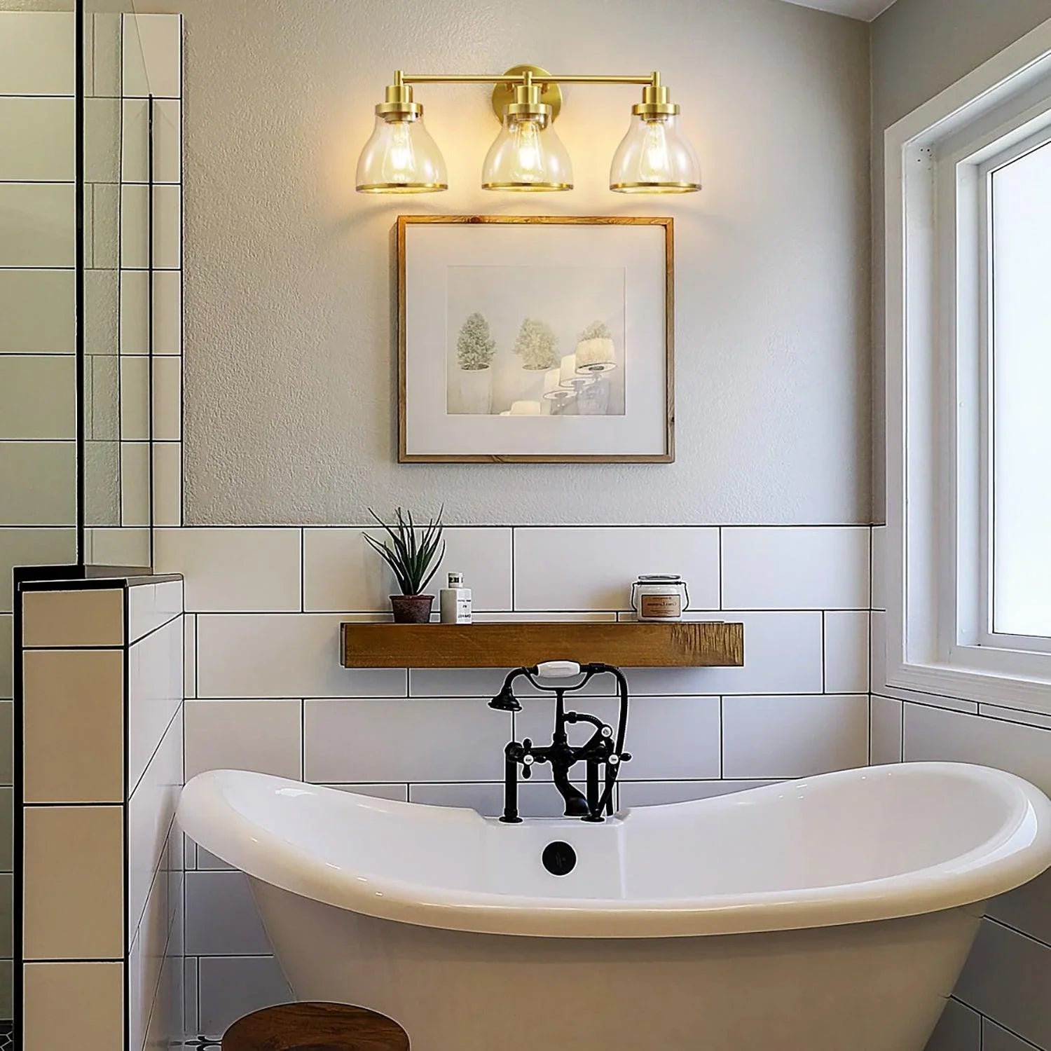 Hermosa Modern 3-Light Bathroom Vanity Light