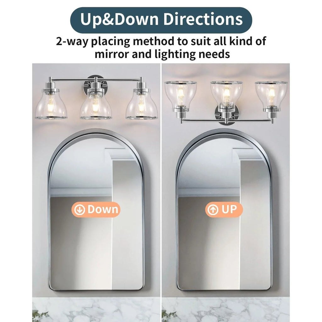 Hermosa Modern 3-Light Bathroom Vanity Light