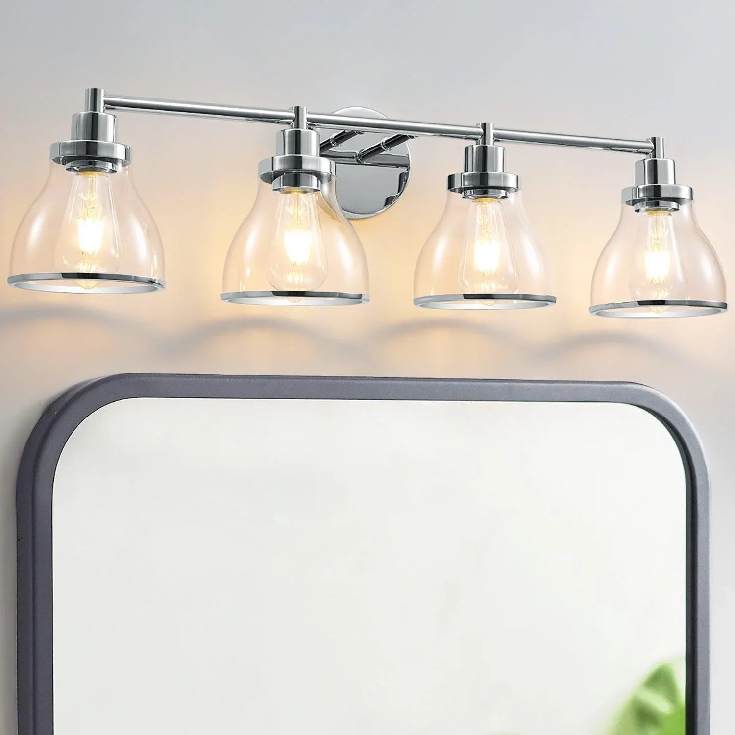 Hermosa Modern 4-Light Bathroom Vanity Light