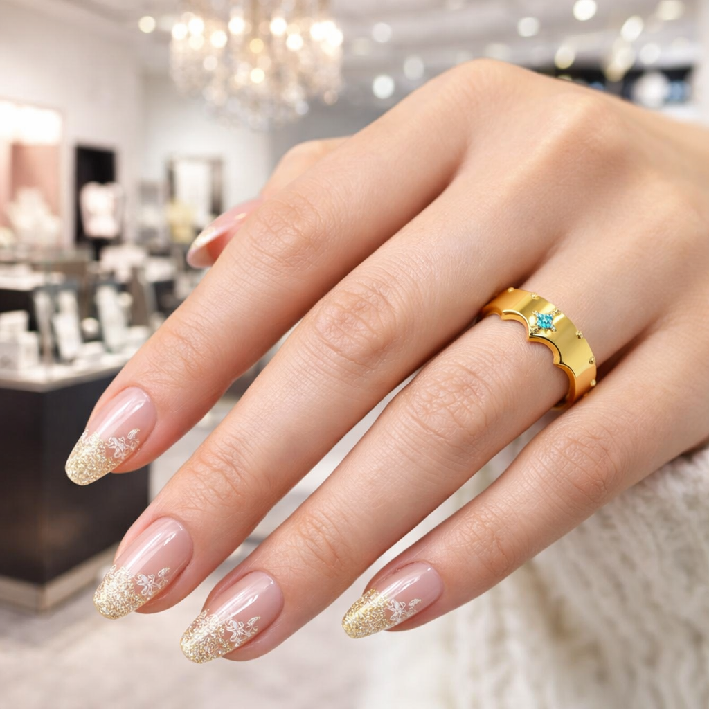 Marksman's Ring (Unisex)- 14k Yellow Gold Video Game Inspired Rings