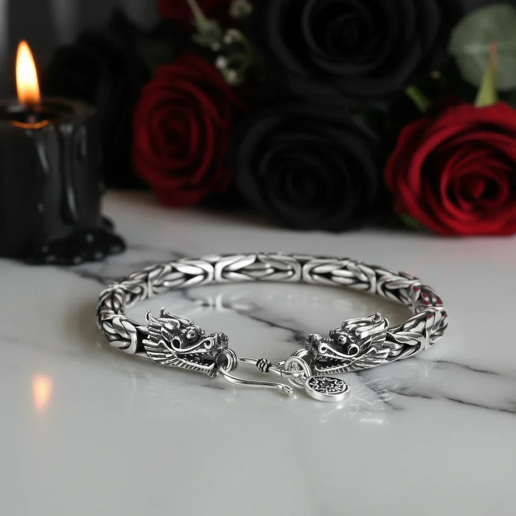 Vintage Dragon Chain Gothic Bracelet