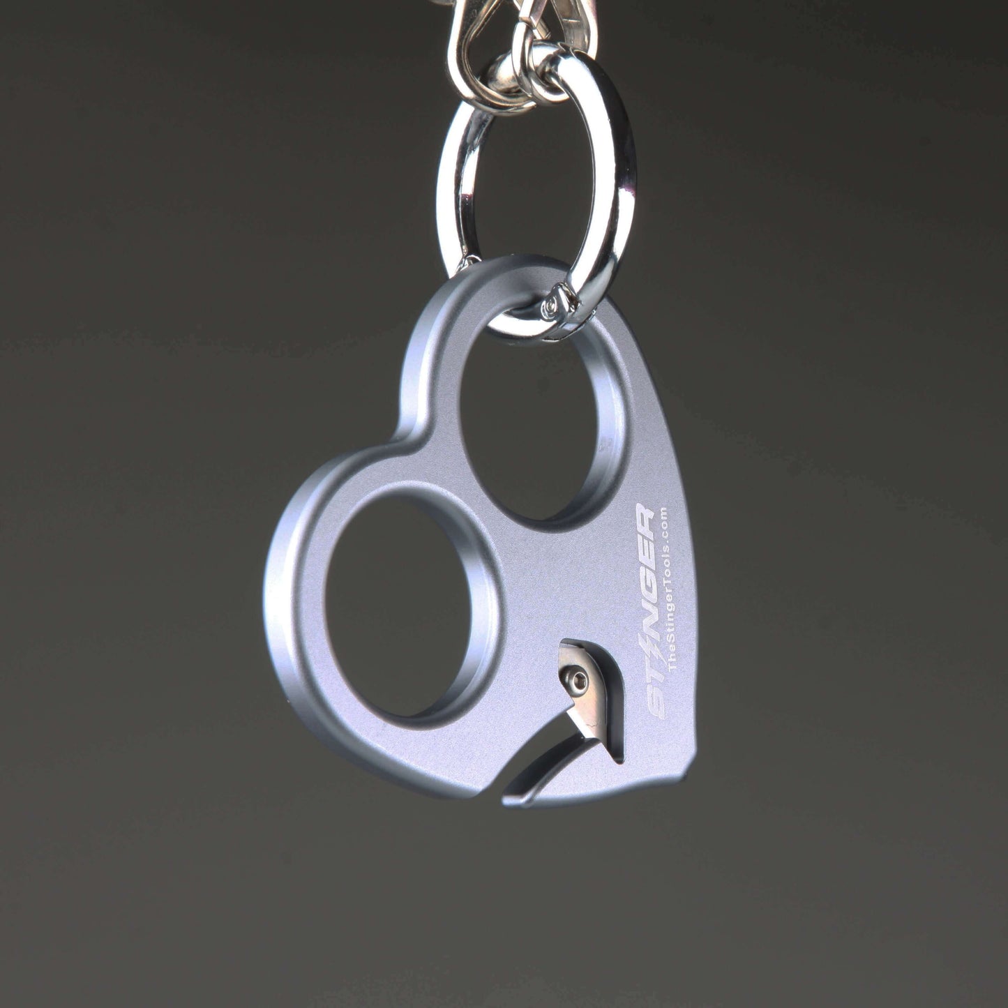 Stinger Sweetheart Self-Defense Keychain, Mini EDC Emergency Tool, Glass Breaker, Seatbelt Cutter, Car Rearview Mirror Pendant Décor