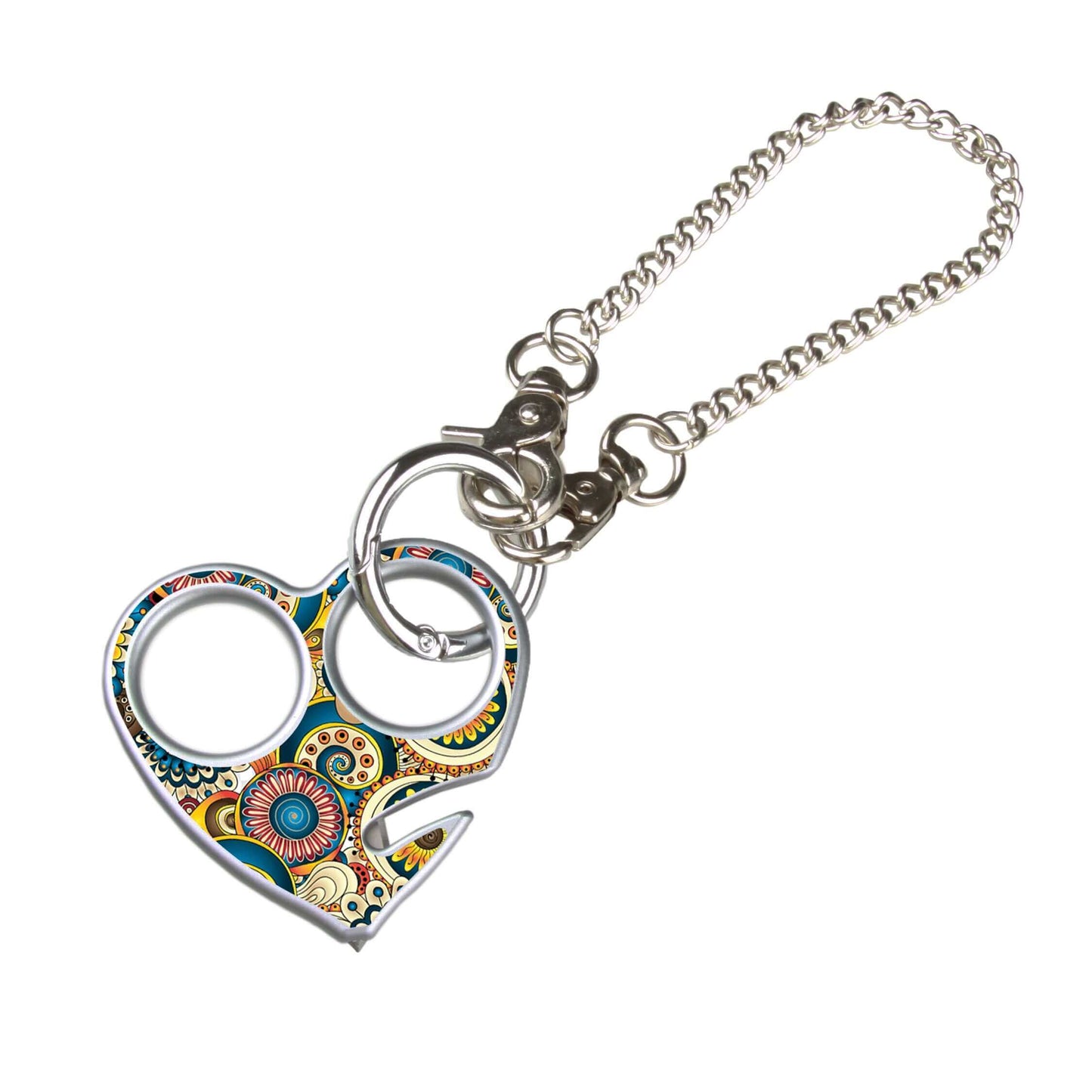 Stinger Sweetheart Self-Defense Keychain, Mini EDC Emergency Tool, Glass Breaker, Seatbelt Cutter, Car Rearview Mirror Pendant Décor