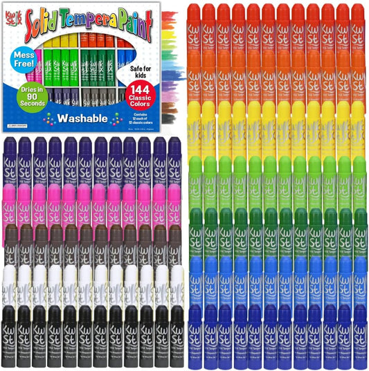Kwik Stix Paint Sticks, Class Pack Set of 144 Classic Colors