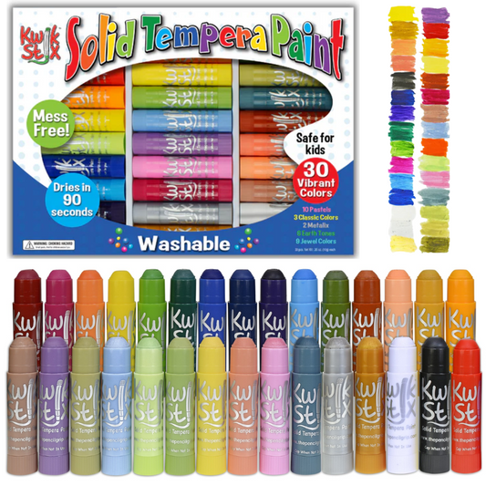 Kwik Stix Paint Sticks, Set of 30 Colors