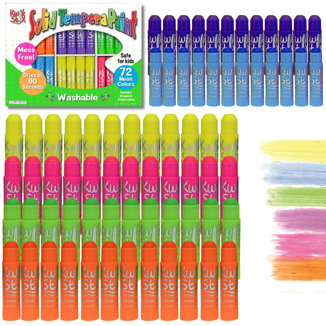Kwik Stix, Class Pack Set of 72 Neon Colors