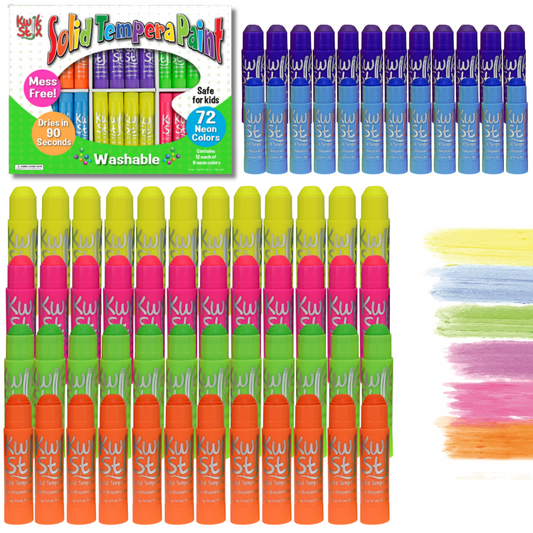 Kwik Stix, Class Pack Set of 72 Neon Colors