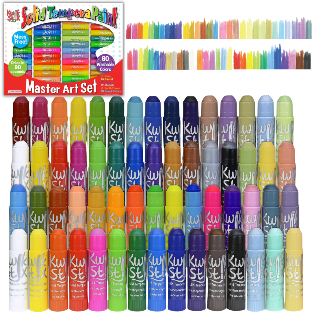 Kwik Stix Paint Sticks Master Art Set, Set of 60 Colors