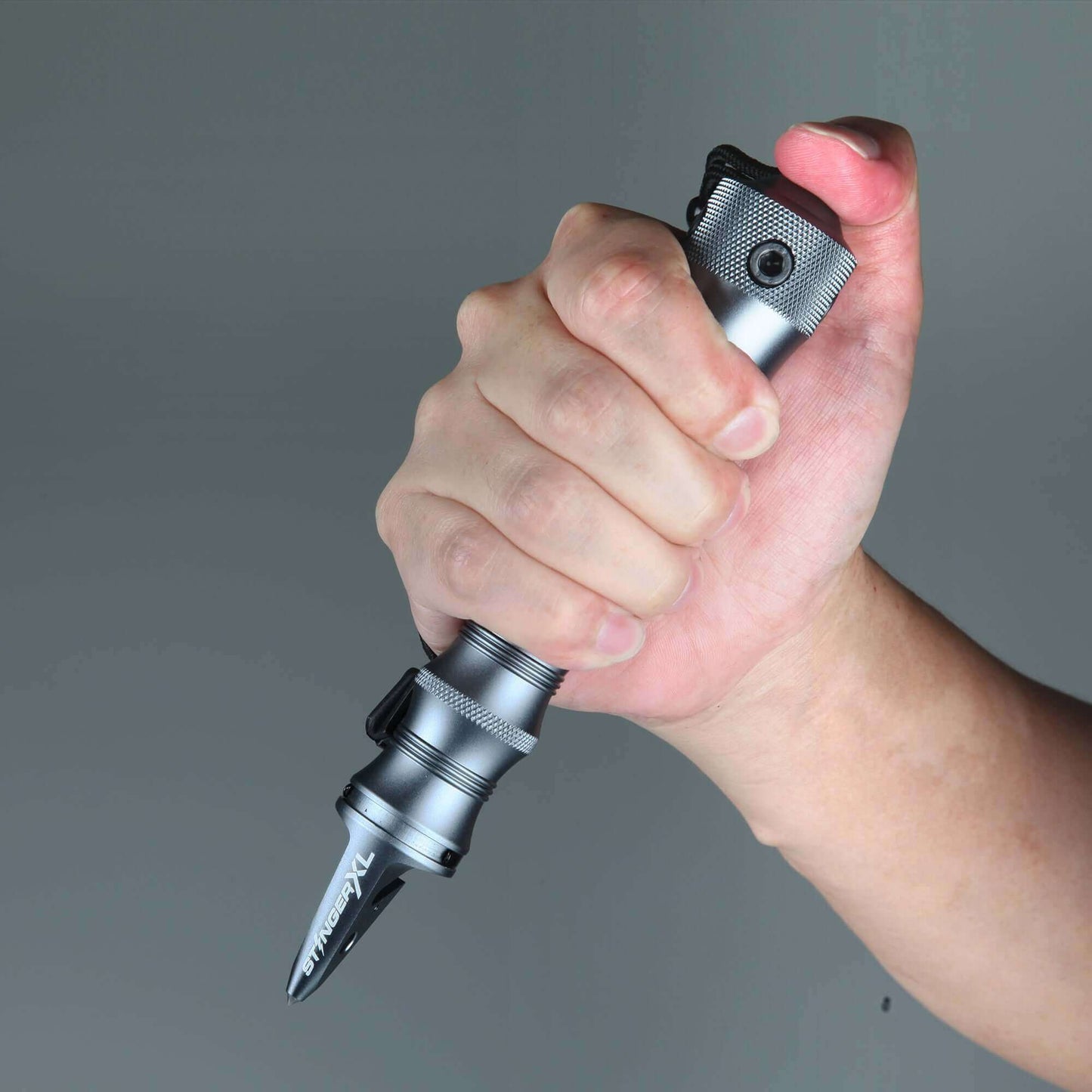 Stinger KET-2 Kubaton Car Emergency Tool with Seat Belt Cutter (XL Edition, Tungsten Grey)