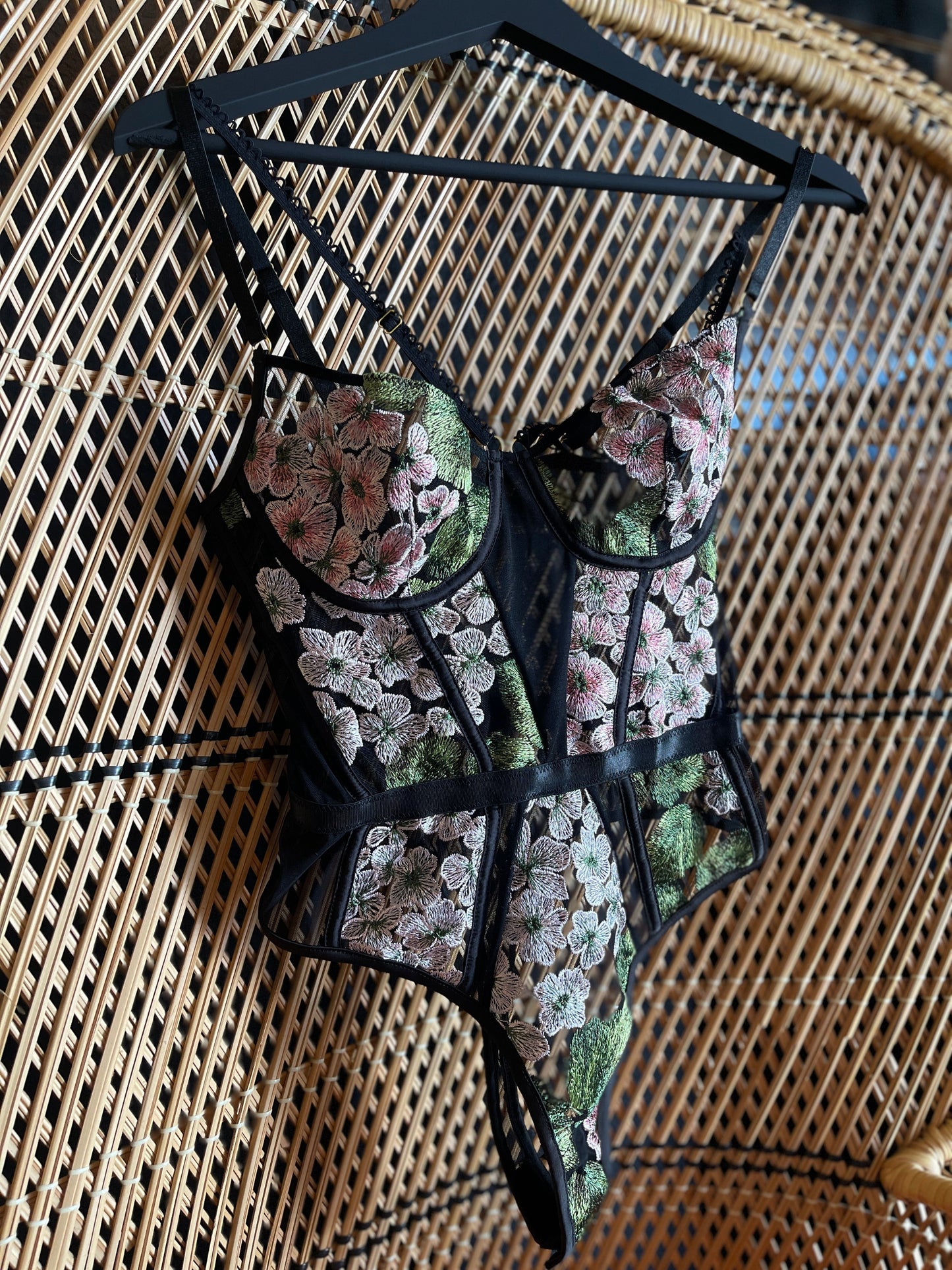 KILO BRAVA HYDRANGEA NIGHT - UNDERWIRE BODYSUIT