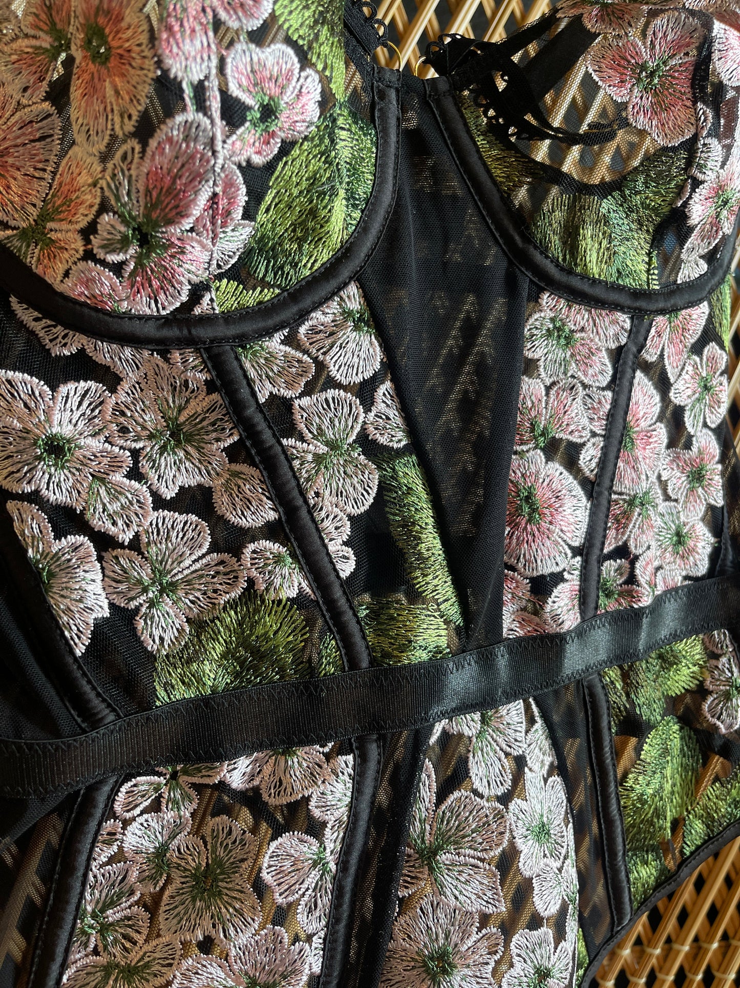 KILO BRAVA HYDRANGEA NIGHT - UNDERWIRE BODYSUIT