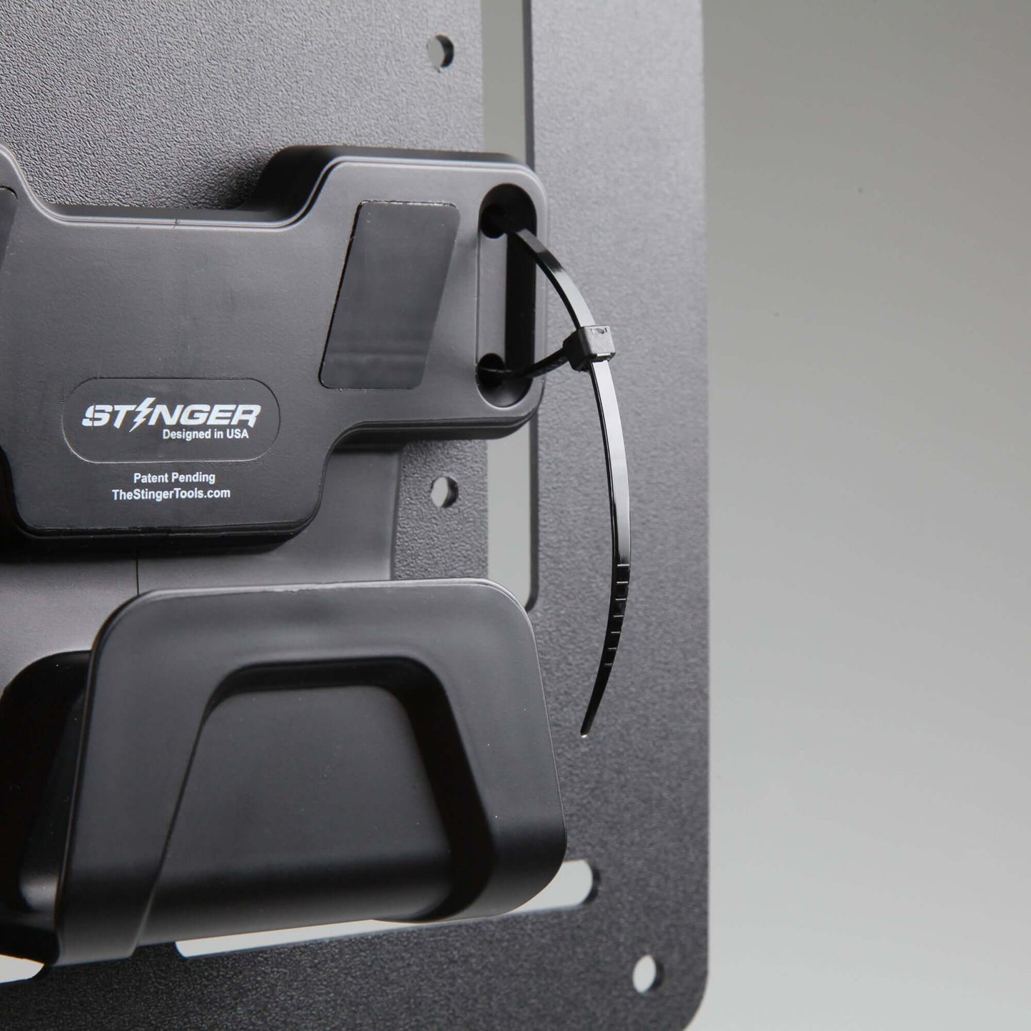 Bedside Magnetic Gun Mount, Bedside Holster with Safety Trigger Guard Protection (USA Flag)