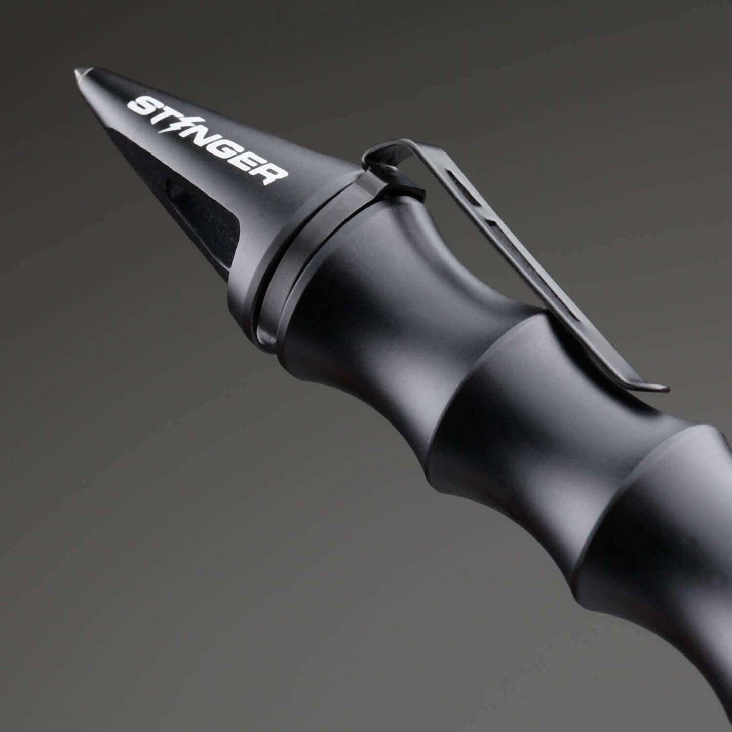 Stinger Whip Car Emergency Tool with Window Breaker (Black)