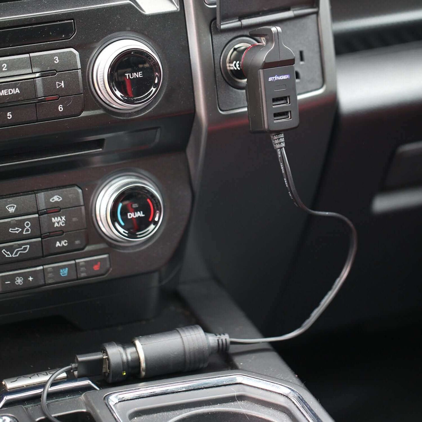 Stinger USB Car Phone Charger Emergency Tool with Single Cigarette Lighter Connection