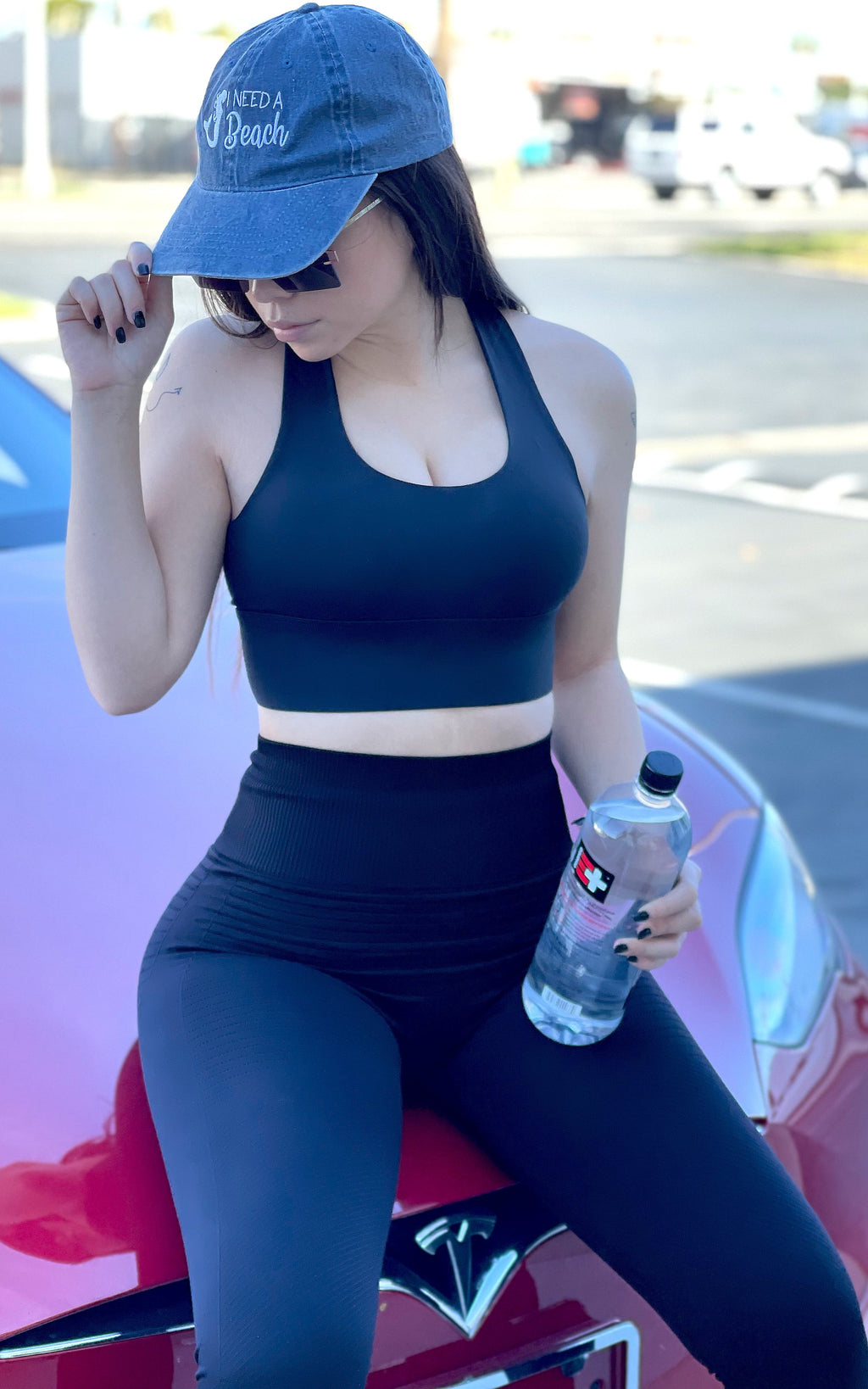 Unlimited: Convertible Sports Bra in Black