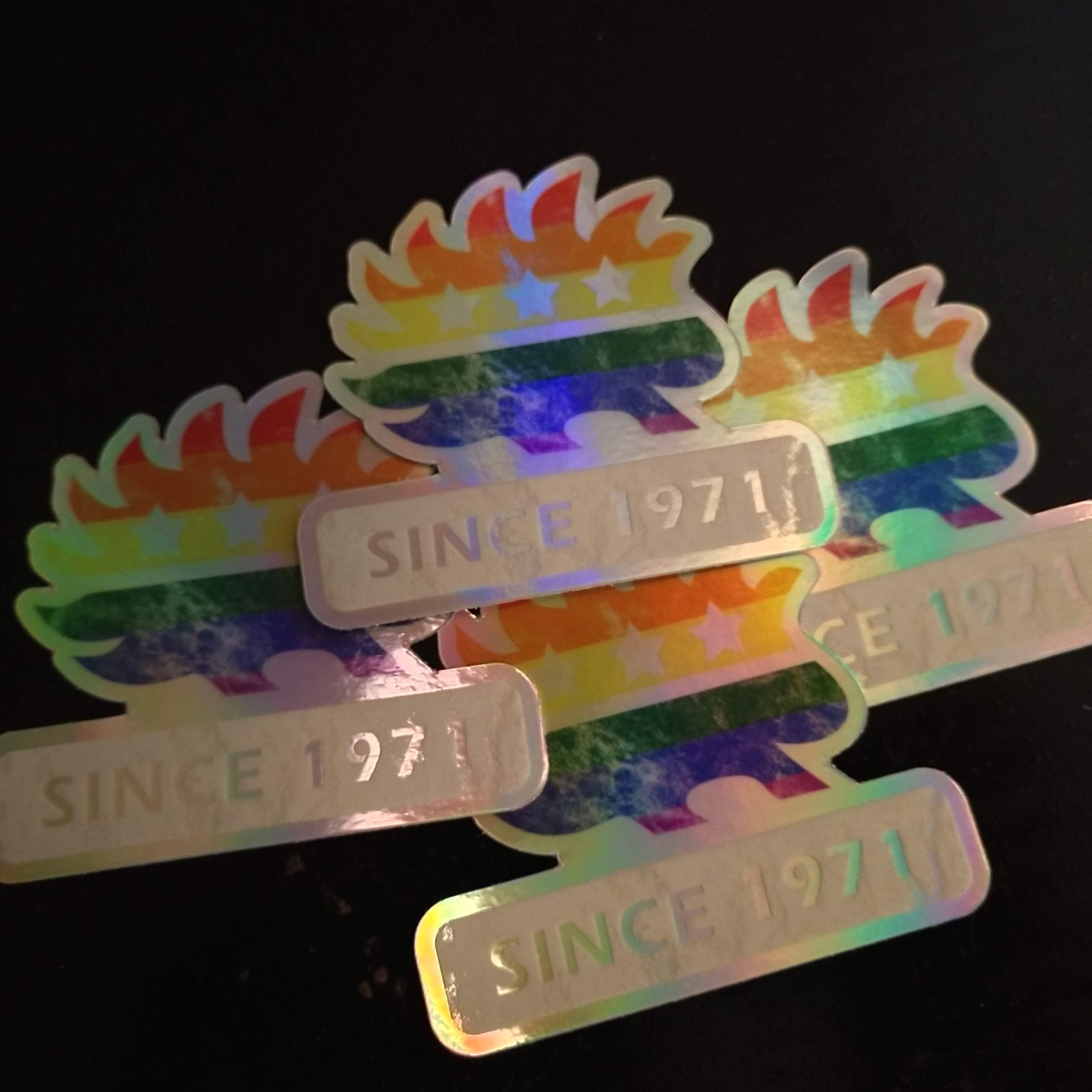 LGBTQ Libertarian Porcupine (Since 1971) Holographic Sticker 3x3