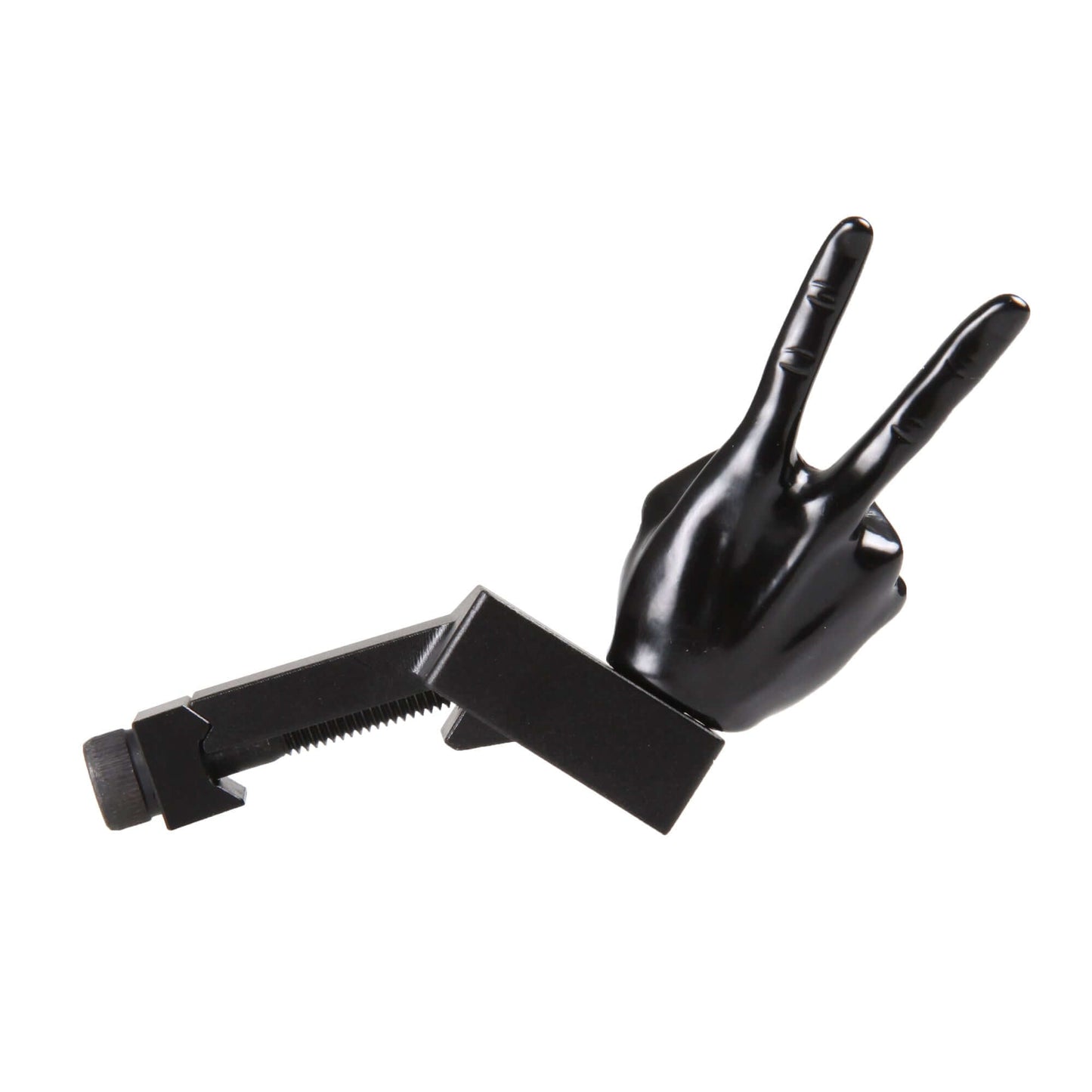 Black Color Novelty Finger Iron Sight Set - Offset 45 Degree (V Hand & Thumbs Up)