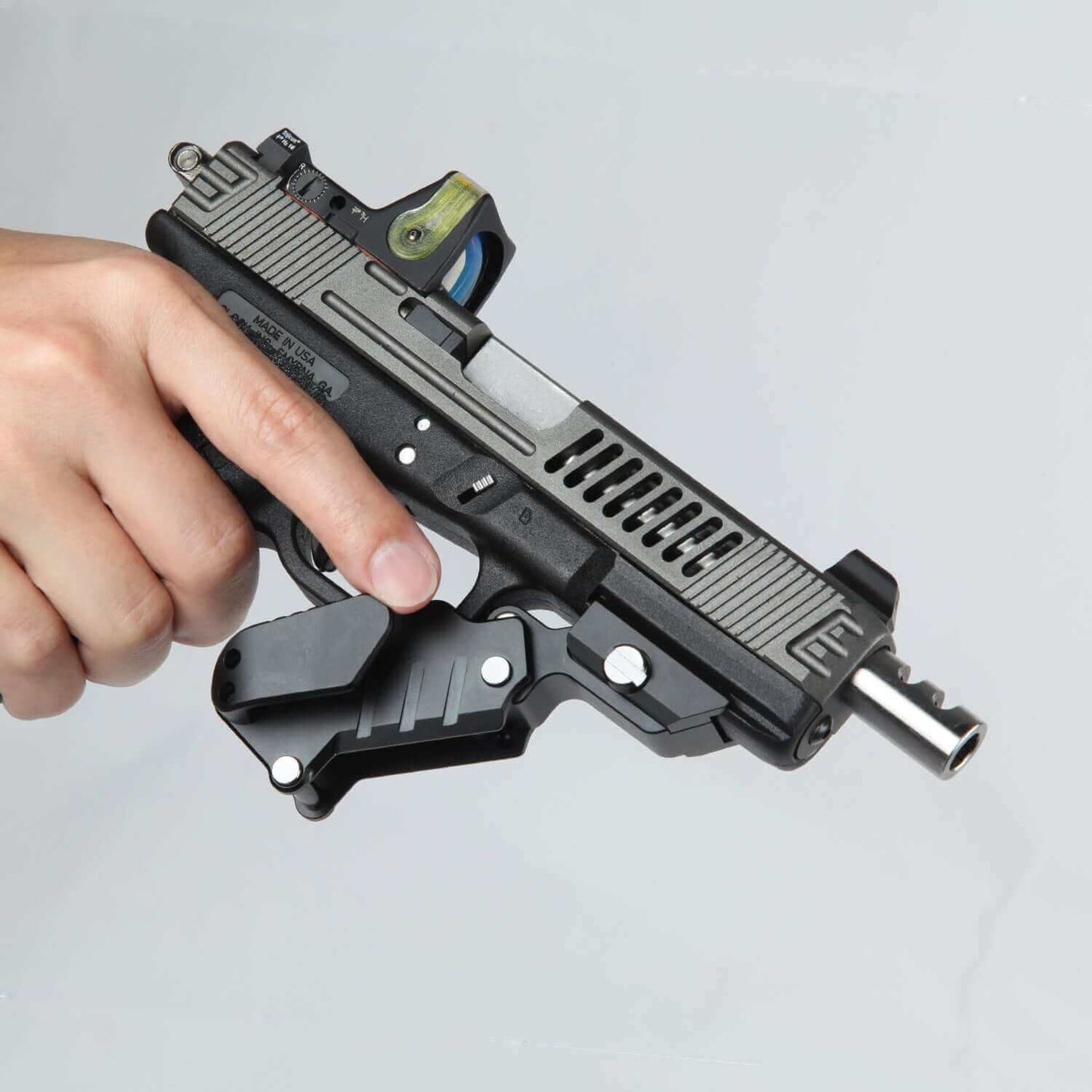 Stinger Concealment System: Trigger Guard Protection Cover, Belt Clip Minimalist Holster (Aluminum Body)