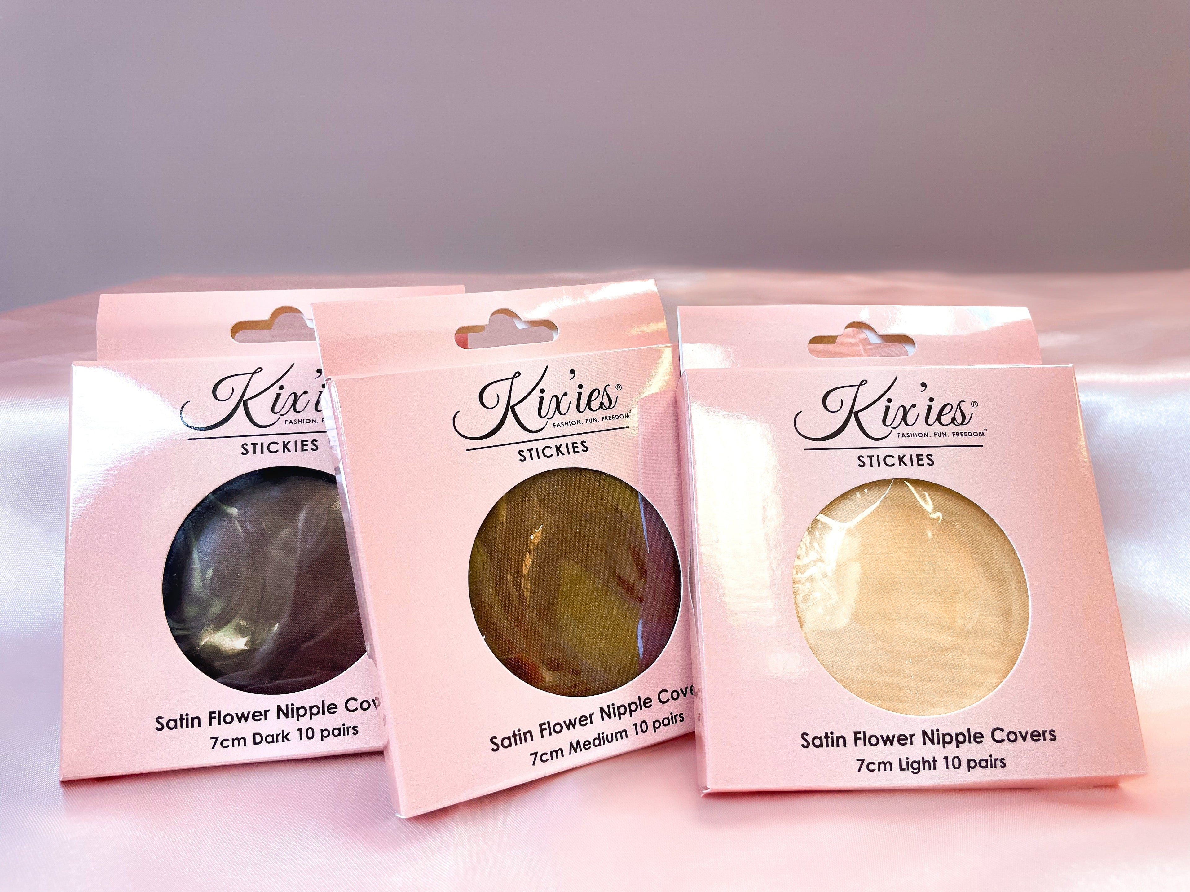 Satin Flower Nipple Covers