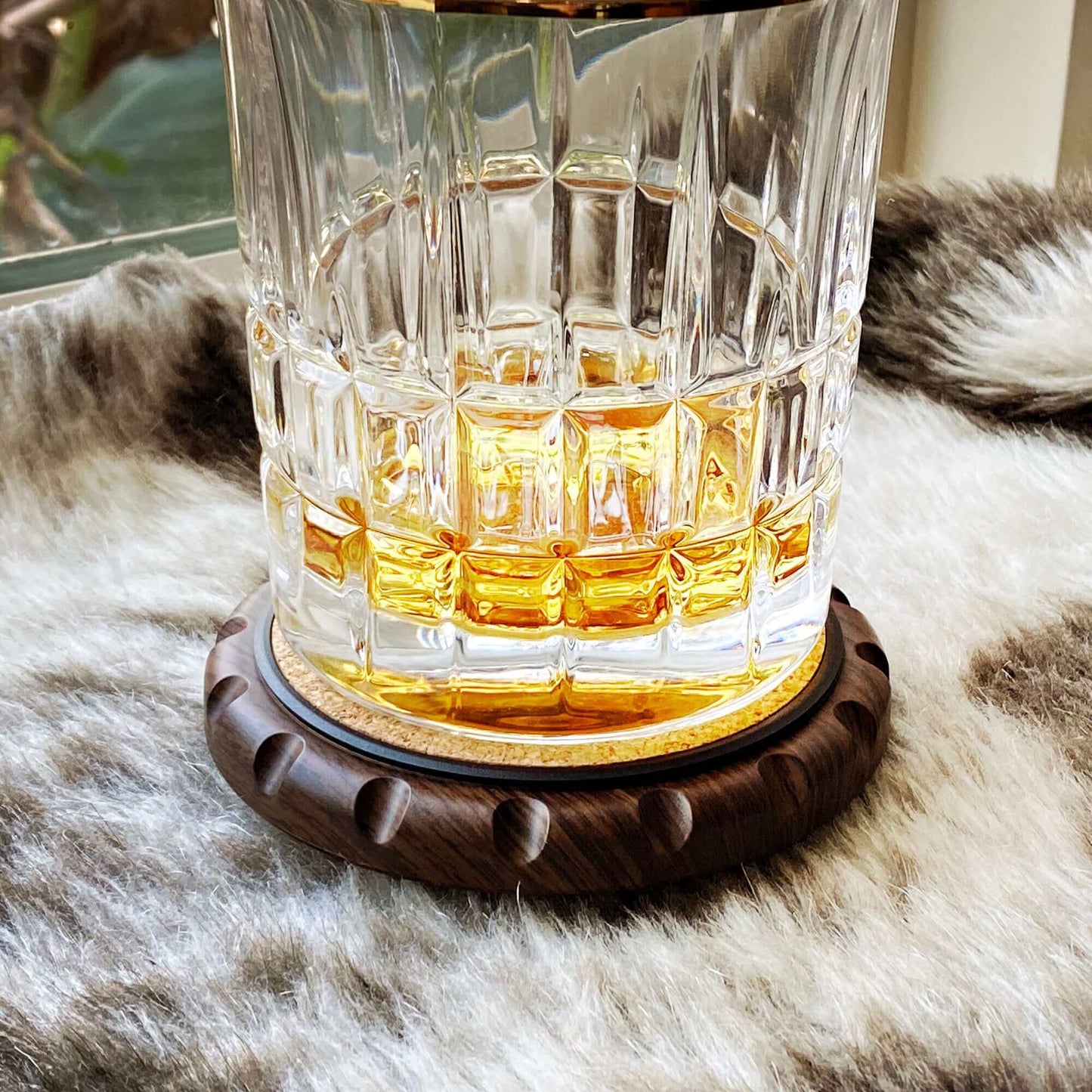 Ergo-Spin Cork Coaster with Fidget Spinner (2 pcs bundle)