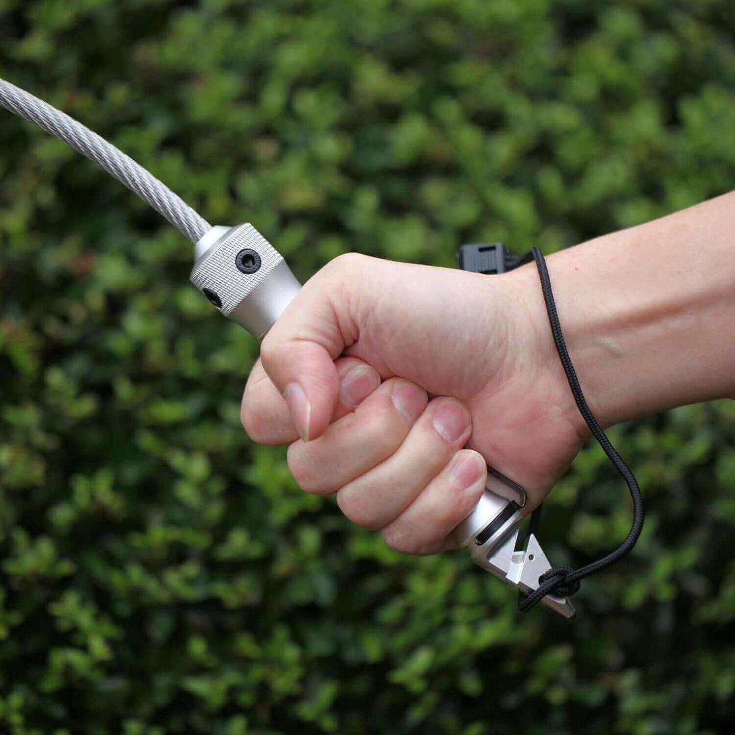 Stinger Whip Car Emergency Tool with Seat Belt Cutter and Window Breaker (Elite Edition, Platinum)