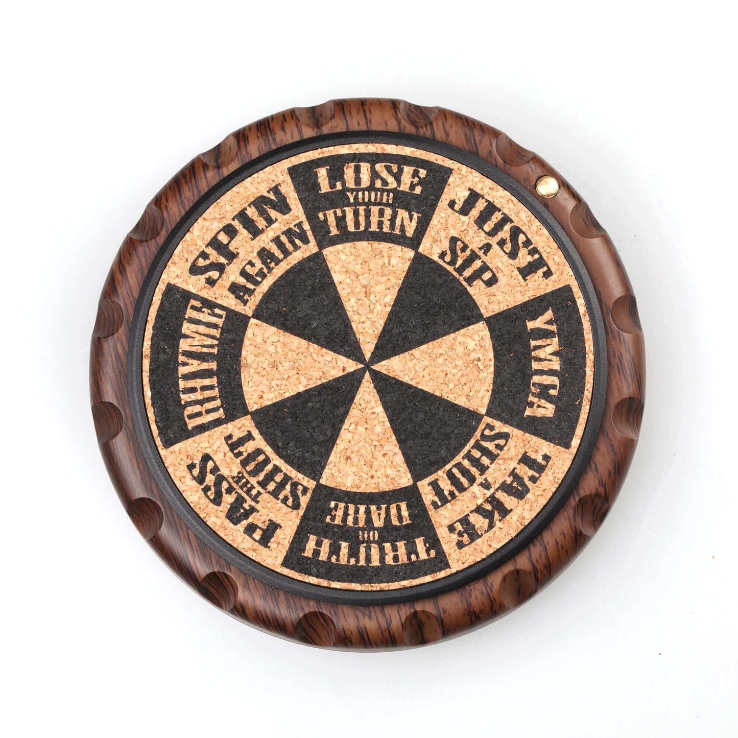 Ergo-Spin Game Coaster with Fidget Spinner, Roulette Coaster