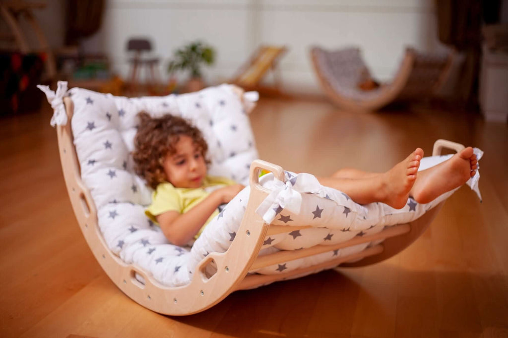 Climbing Arch/Rocker with Pillow & Ramp / Medium Size