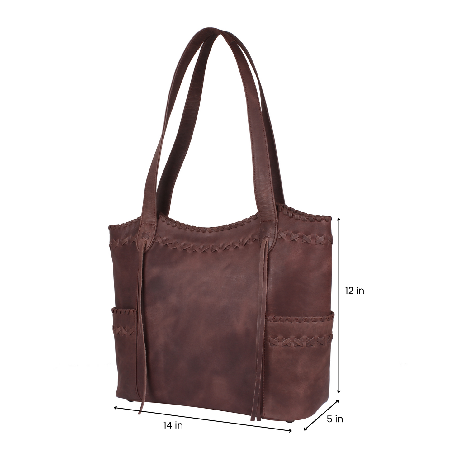 Concealed Carry Kendall Leather Tote by Lady Conceal