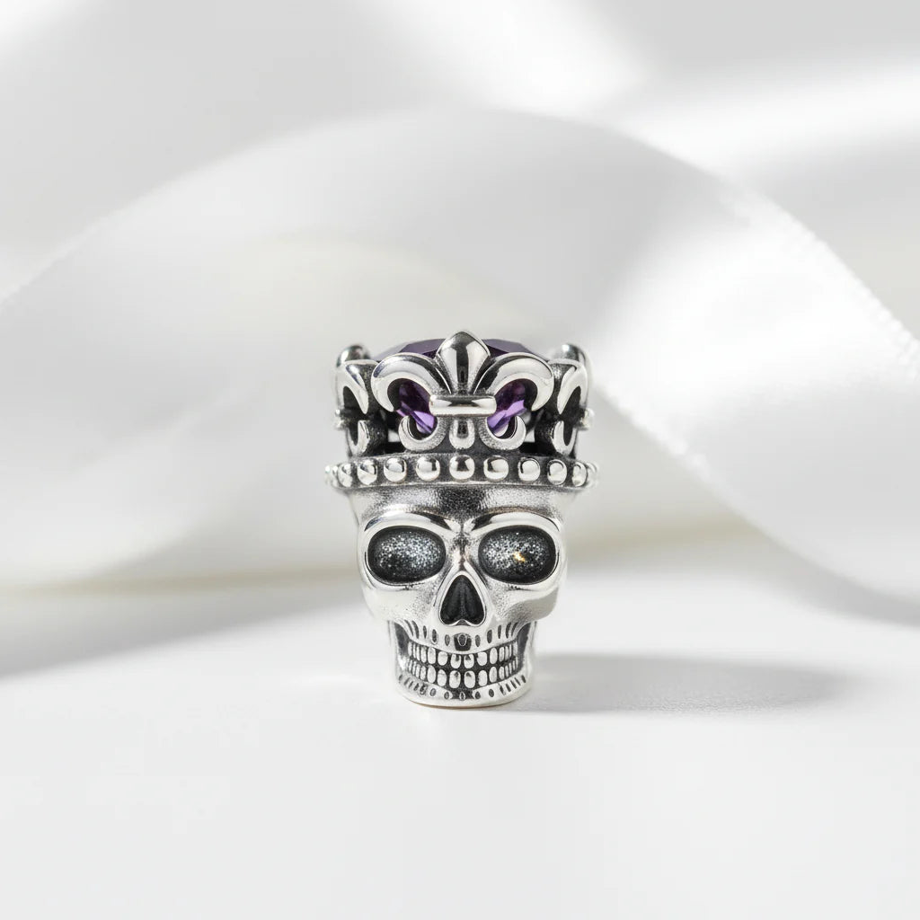 King Skull Gothic Charm