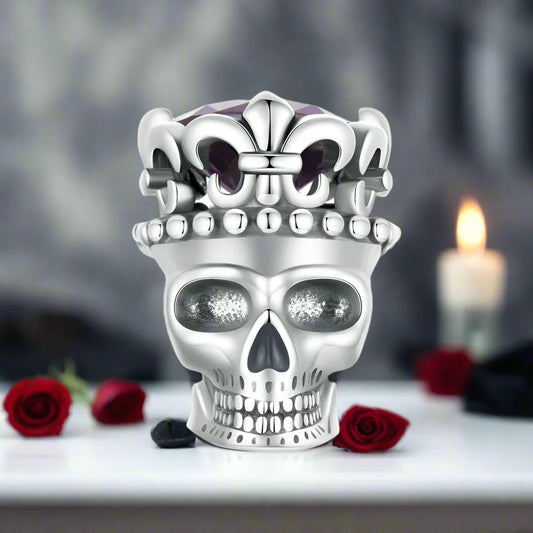 King Skull Gothic Charm