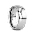 KOBOLD Domed Cobalt Chrome Comfort Fit Ring, Polished Finish — 4mm, 6mm, 8mm