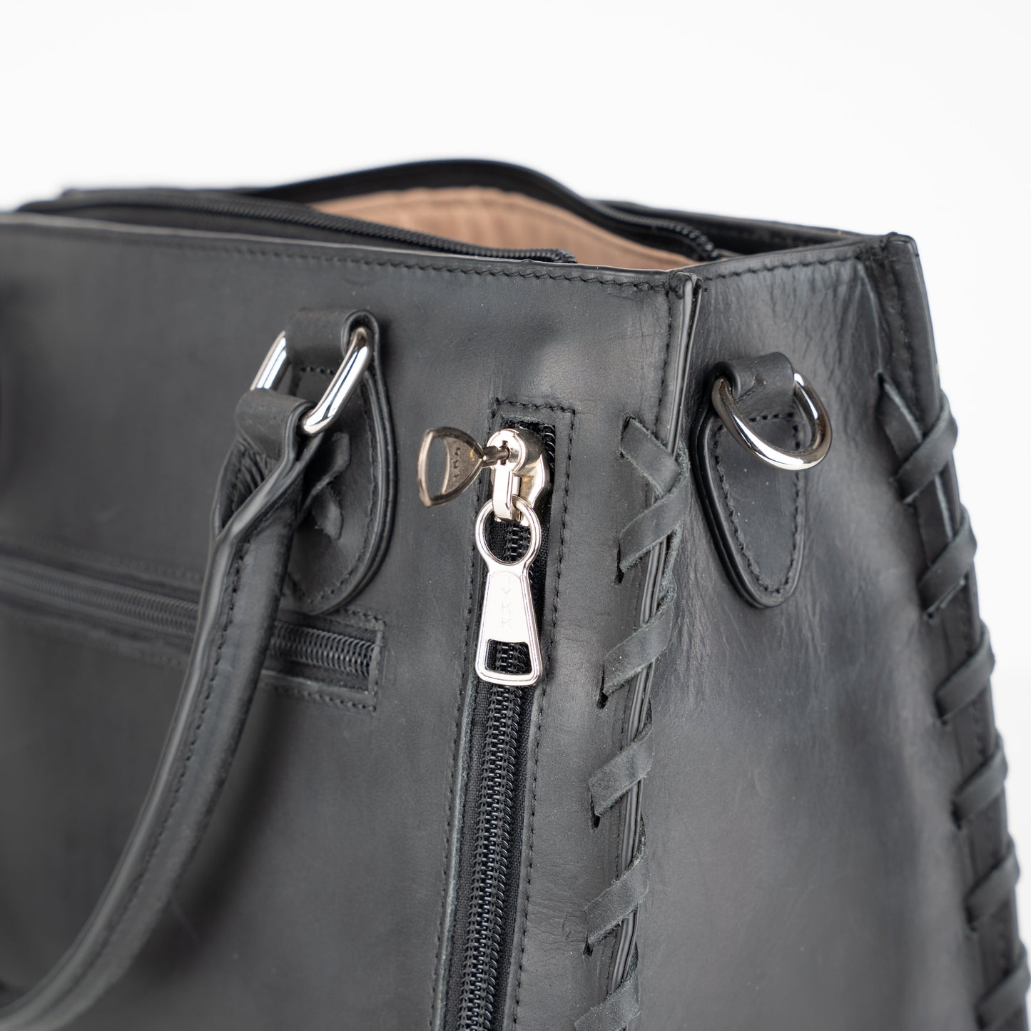Concealed Carry Emma Leather Satchel by Lady Conceal