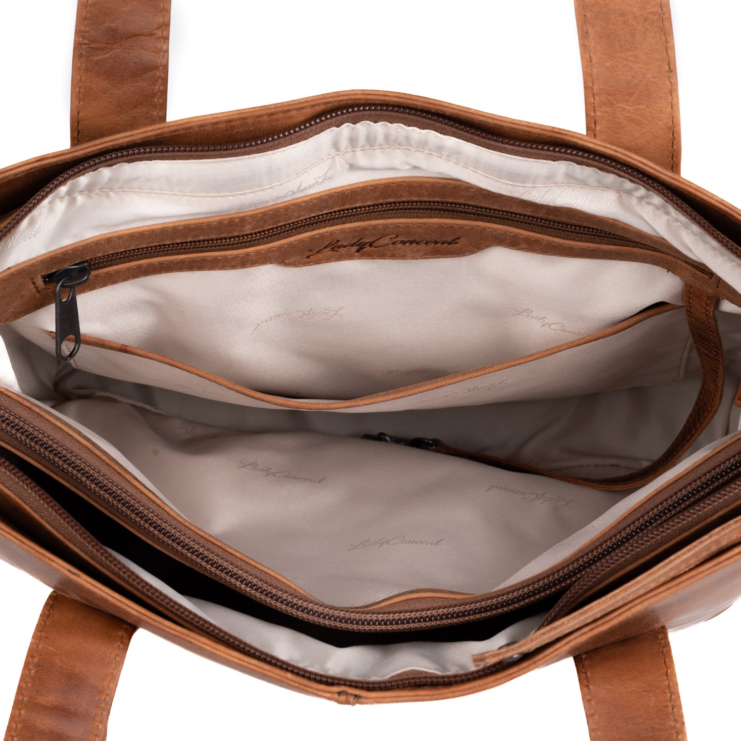 Concealed Carry Norah Leather Tote by Lady Conceal