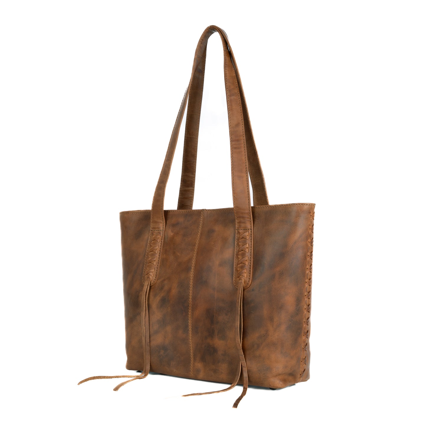 Concealed Carry Reagan Medium Leather Tote by Lady Conceal