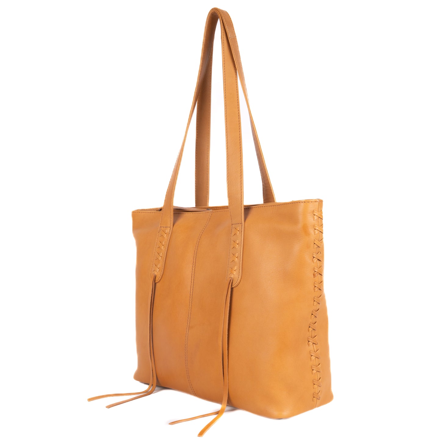 Concealed Carry Reagan Medium Leather Tote by Lady Conceal