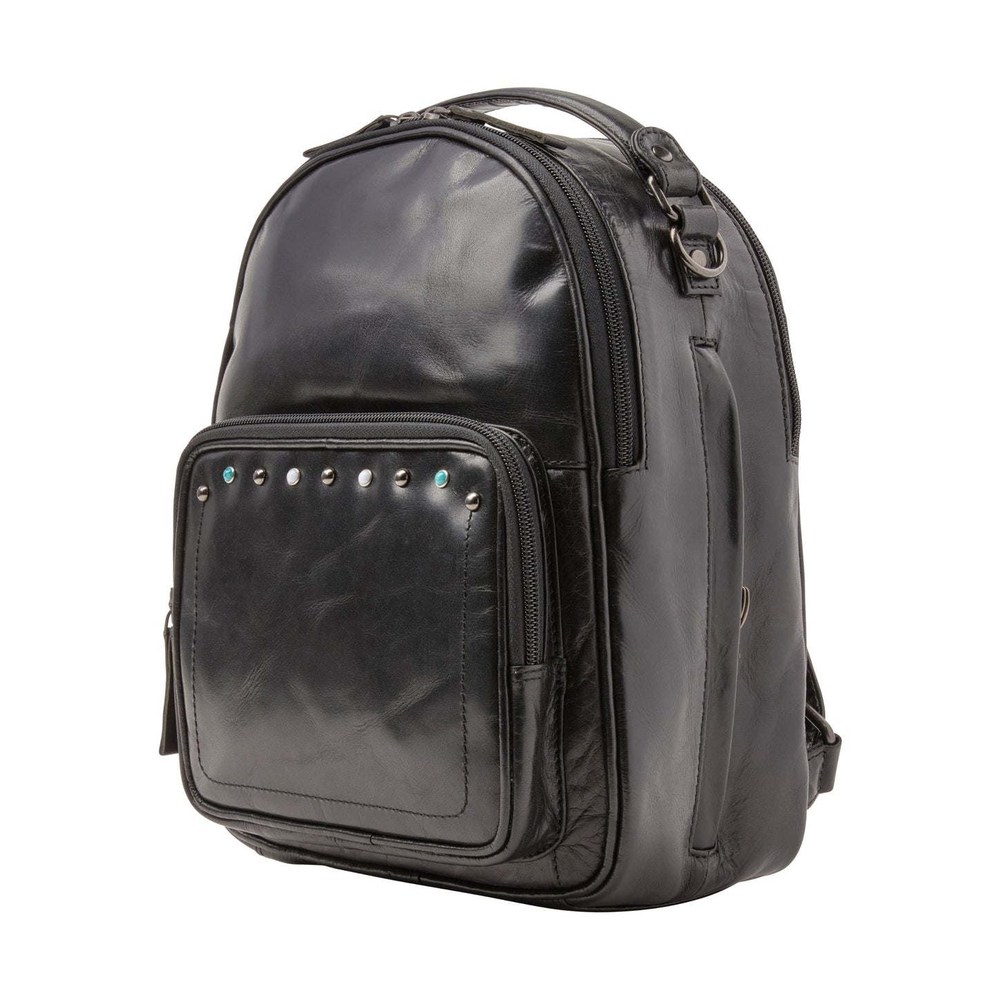 Concealed Carry Sawyer Leather Backpack by Lady Conceal