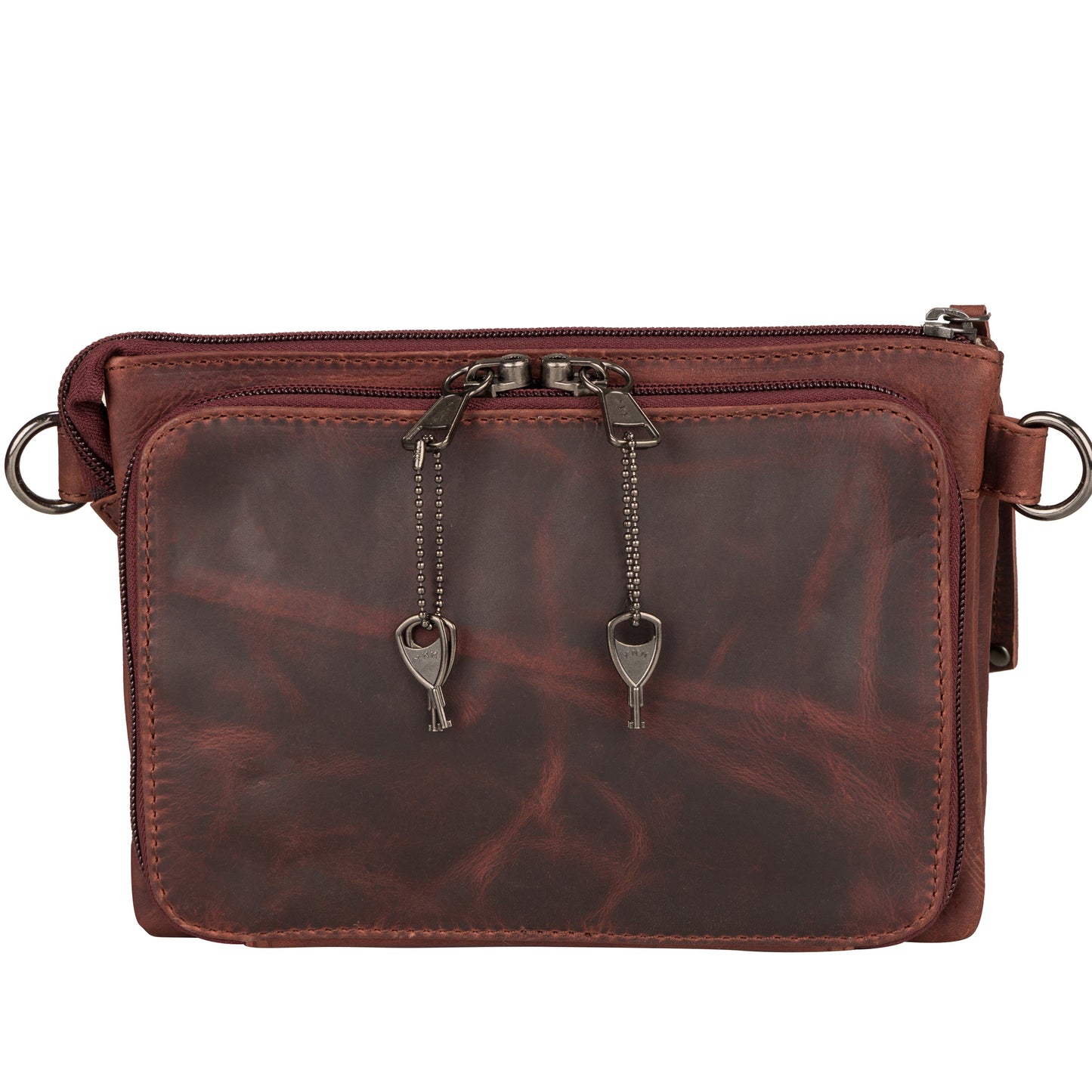 Concealed Carry Natasha Leather Crossbody by Lady Conceal