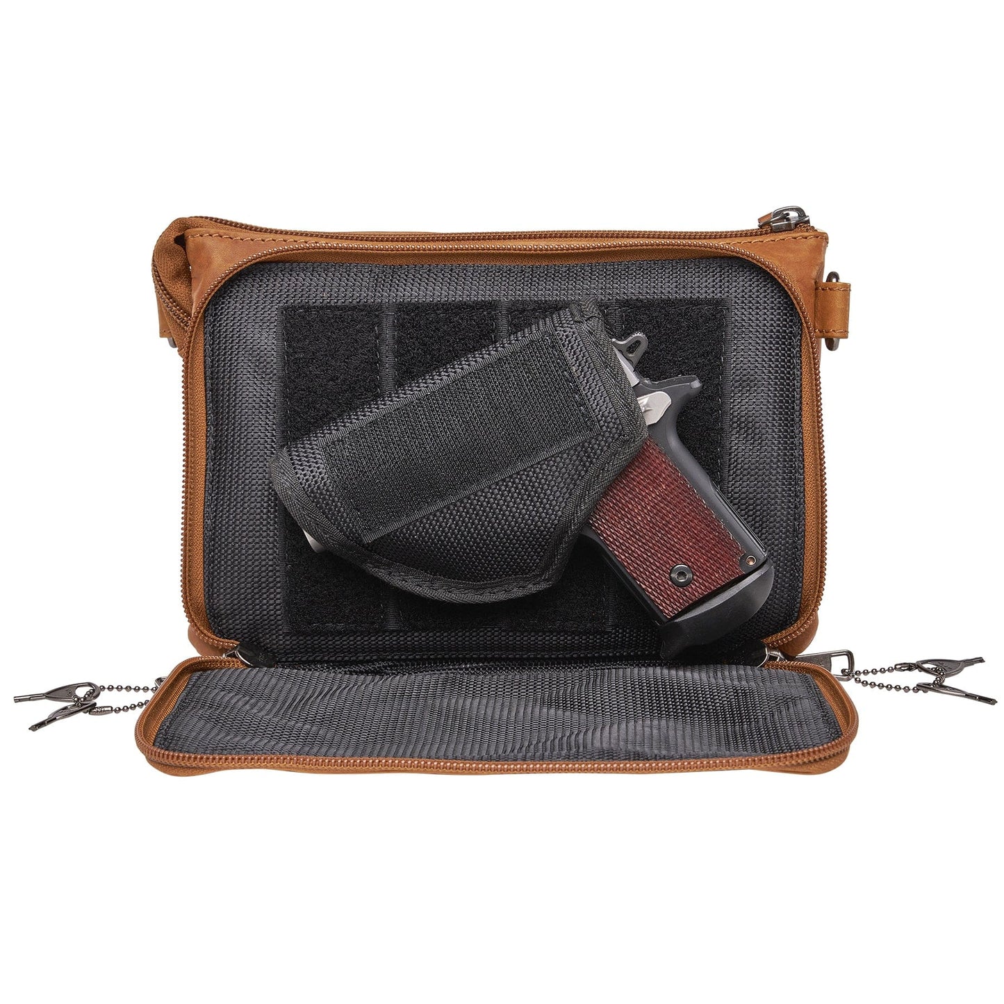 Concealed Carry Natasha Leather Crossbody by Lady Conceal