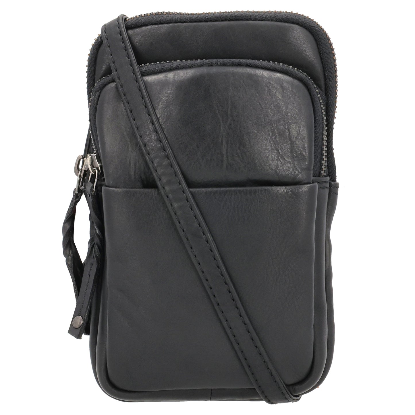 Shay Leather RFID Crossbody by Lady Conceal for Tasers and Pepper Spray