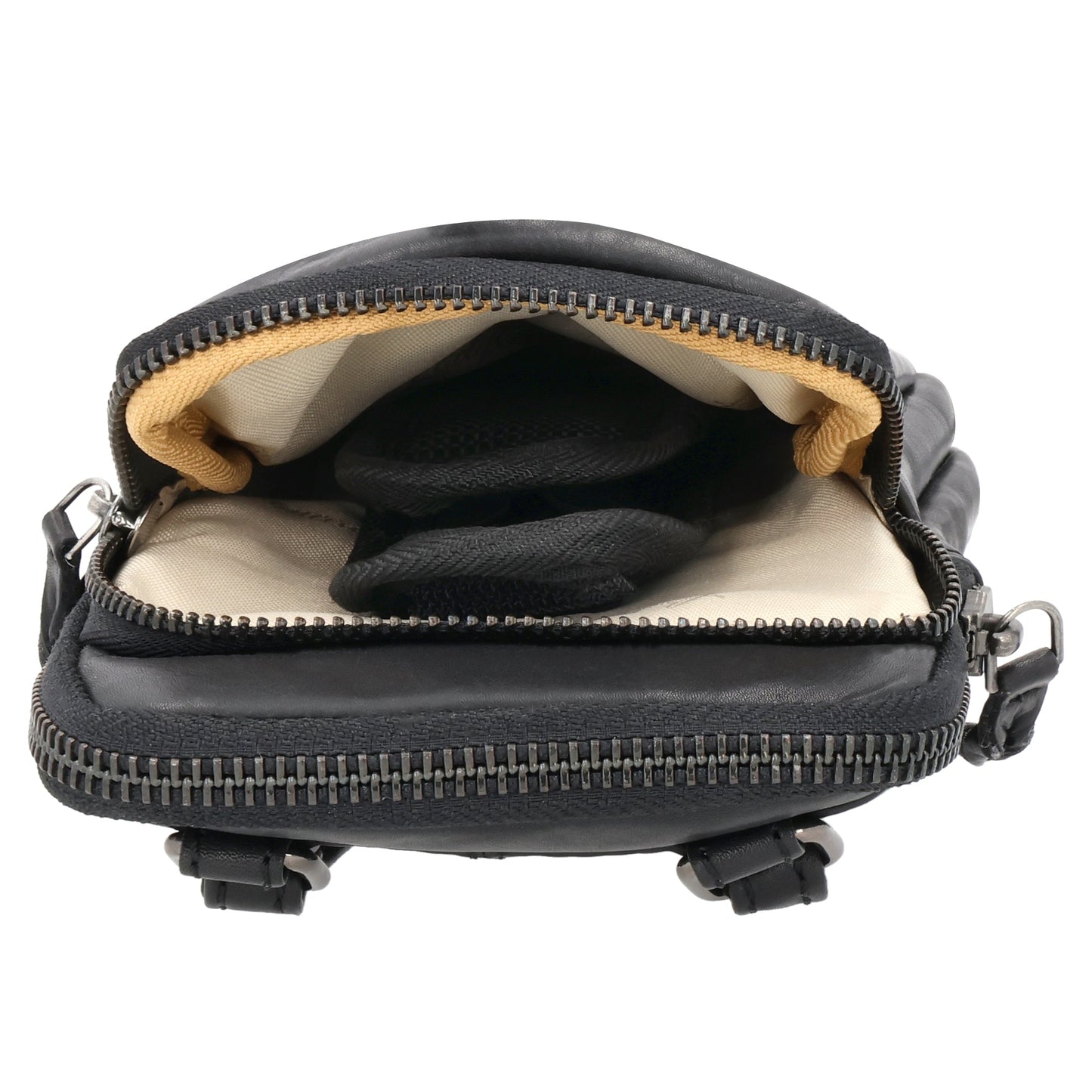 Shay Leather RFID Crossbody by Lady Conceal for Tasers and Pepper Spray