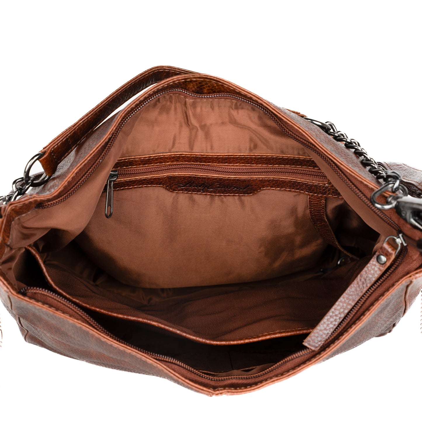 Concealed Carry Ava Leather Hobo by Lady Conceal