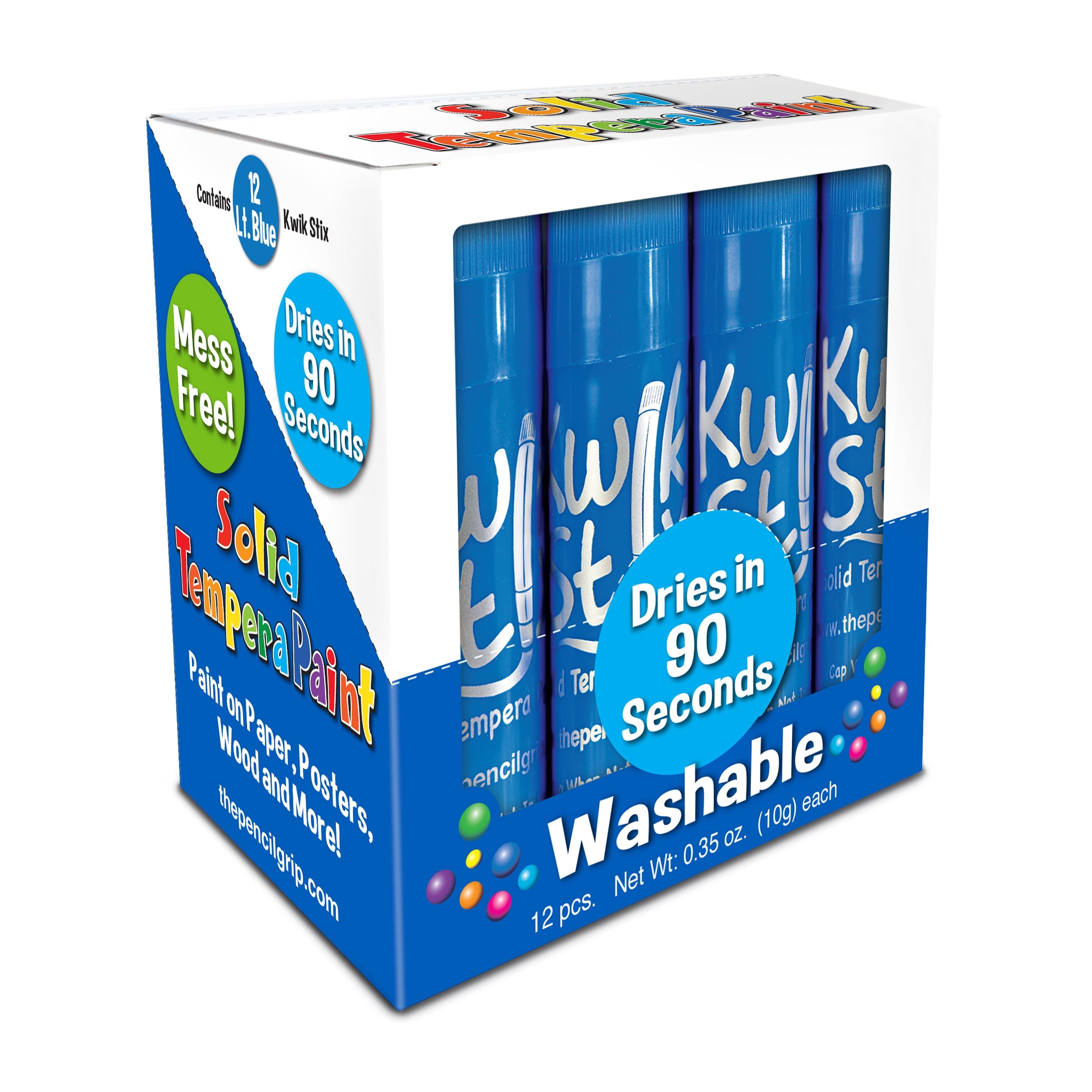 Single Colored Kwik Stix, Set of 12, Available in Various Colors
