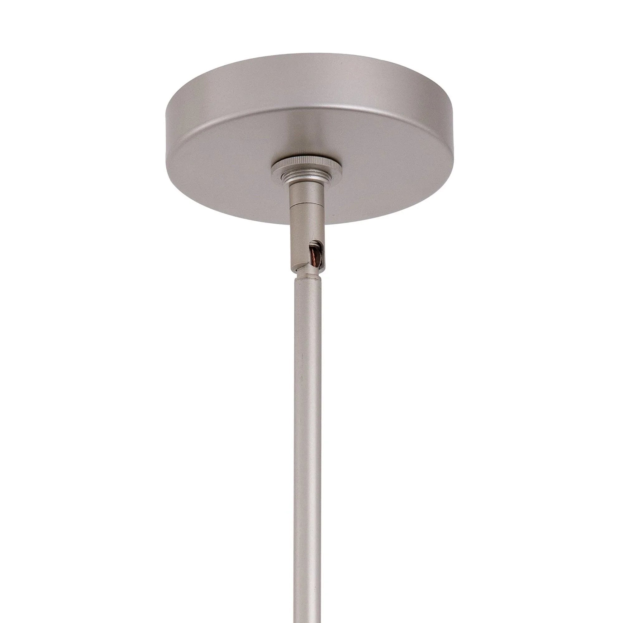 Modern 1-Light Metal Dimmable Island Pendant Light