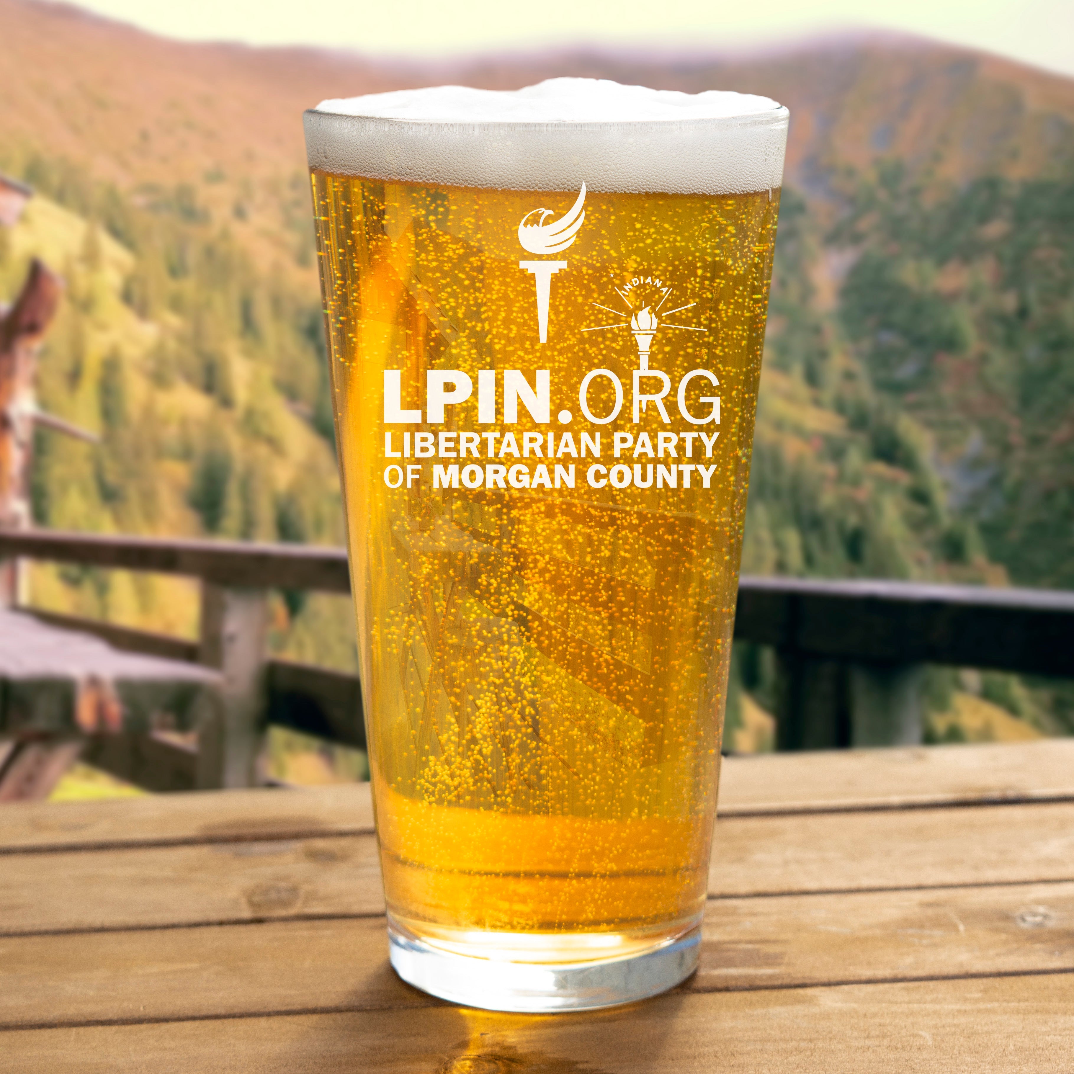 LP Indiana - Morgan County Pint Glass