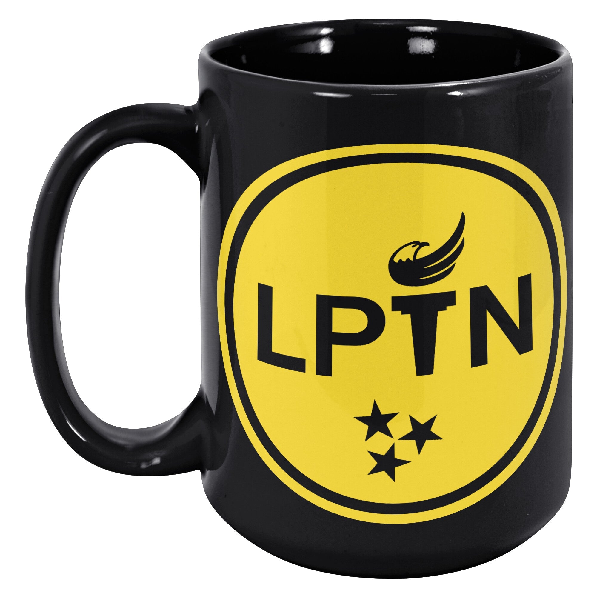 LPTN 15oz Black Mug