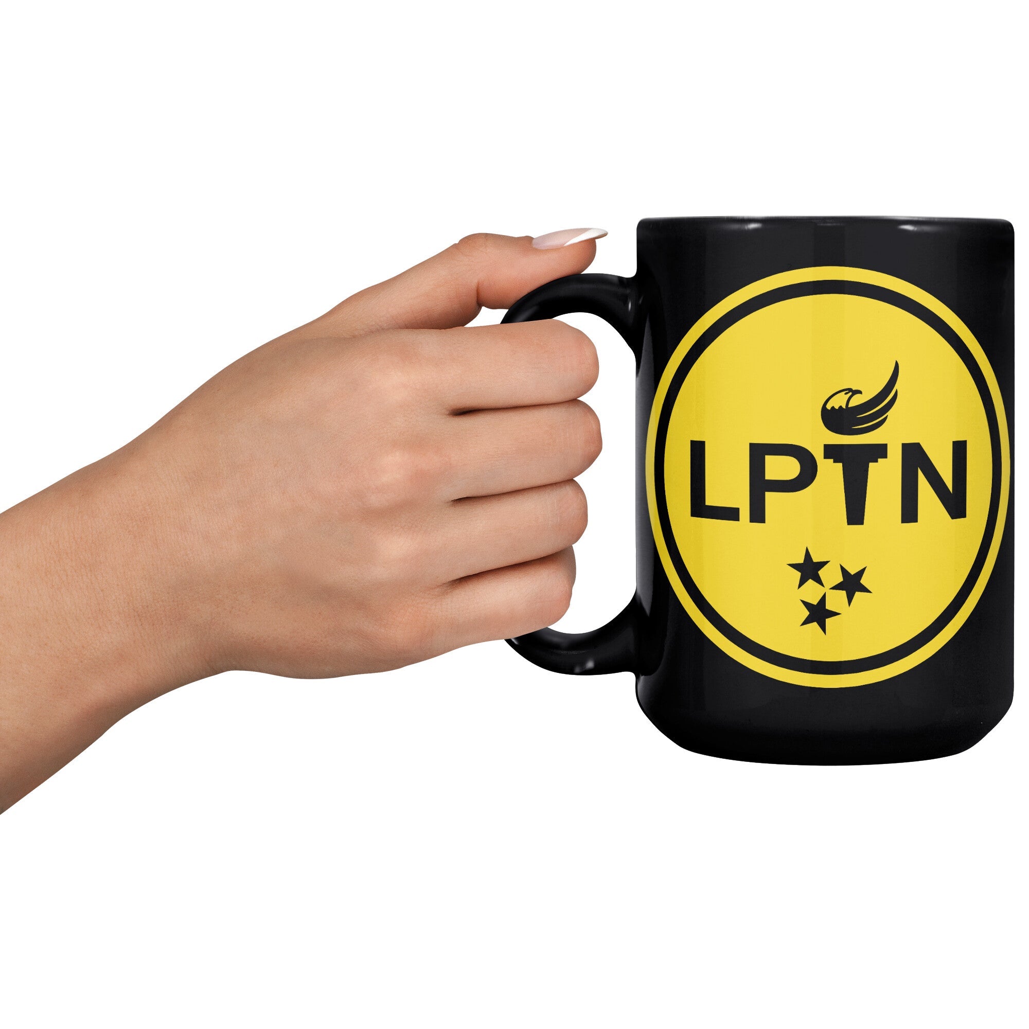 LPTN 15oz Black Mug