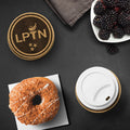 LPTN Round Cork Coasters