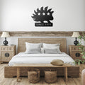 LP Porcupine (Since 1971) - Die-Cut Metal sign